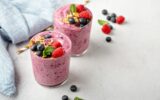 Fresh mixed berry smoothie