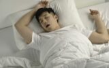 Man sleeping and snoring