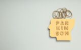 Dementia and parkinson's disease, ADHD, composition for head disease theme, space for text