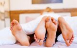 Lovers having sex