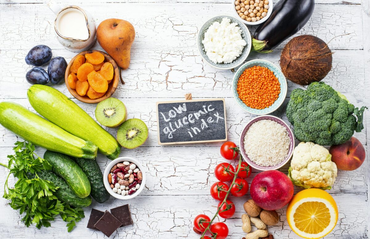 Products with low glycemic index