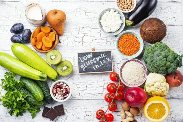Products with low glycemic index