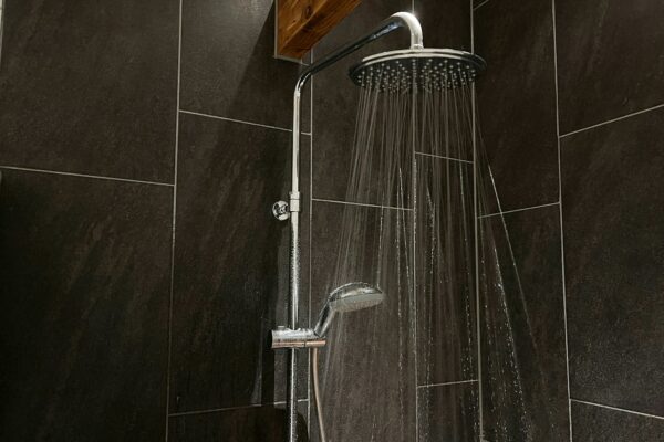 Rain shower in the bathroom
