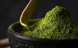 Matcha green tea powder