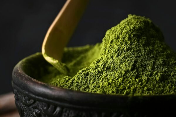 Matcha green tea powder
