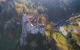 Medieval Bran castle. Brasov Transylvania, Romania