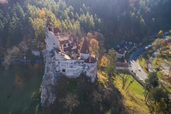 Medieval Bran castle. Brasov Transylvania, Romania