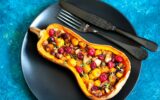 Pumpkin stuffed baked